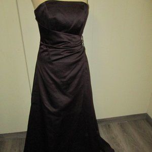 DAVID BRIDAL STRAPLESS DRESS SIZE 4